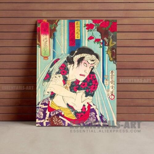 Japanese style Hanaosho Shinkichi Canvas Wall Art Painting Decor Bedroom study Living kid Room Home Decoration Prints