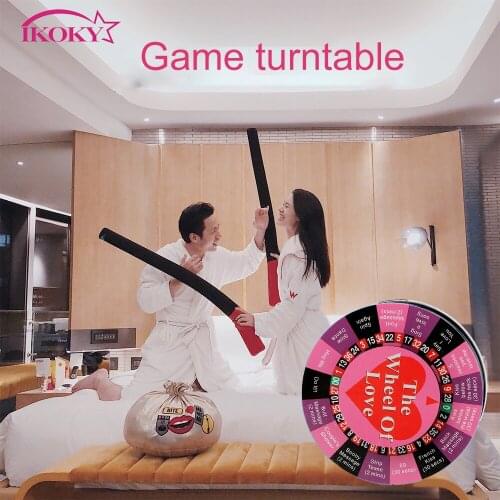 IKOKY Foreplay Gift Fun carousel Sex Dice Flirting Toys Table Set for Couples Sex Game Sex Toys for Couple