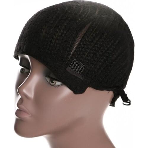 Cornrow Wig Caps For Making Wigs With Adjustable Strap Braided Products synthetic 1 piece Women Hairnets Easycap