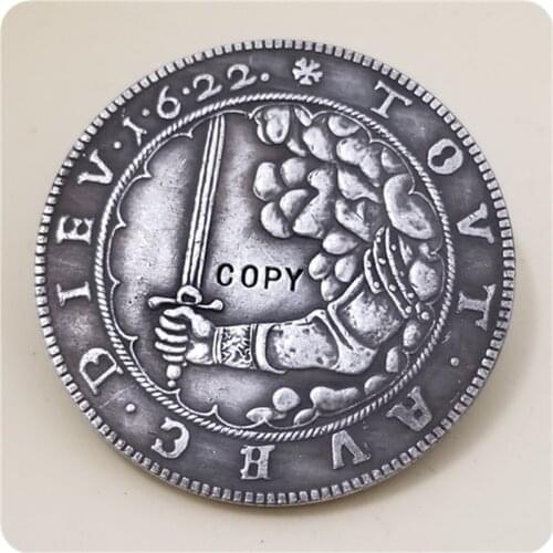 1622 German 1 Thaler - Christian of Halberstadt COPY COIN
