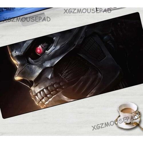XGZ Movie Red Gaming Mouse Pad Large Lock Egde Iron Revenge Computer Table Mat Fabric Non-slip Rubber Terminator Persona 60x30