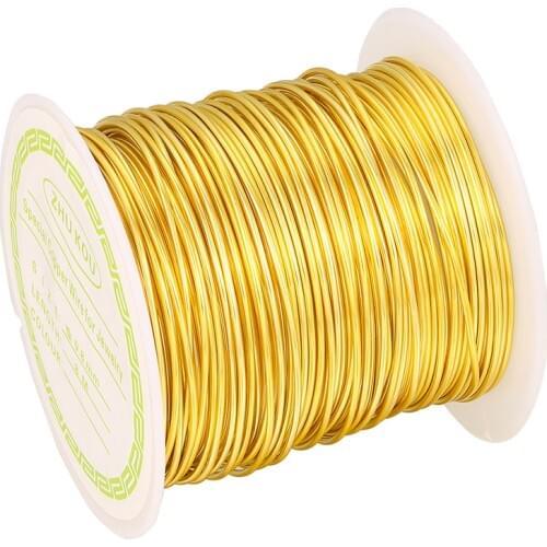 ZHUKOU Copper Wire 0.5/0.6/0.7/0.8mm gold/Silver Color Copper 1 Roll Beading Cord Findings DIY model:PX1