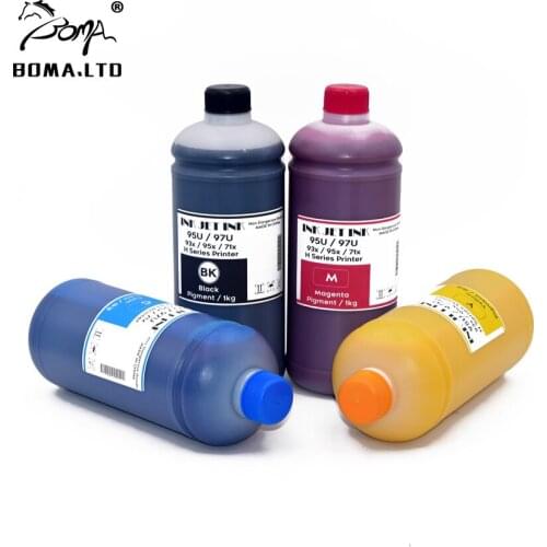 BOMA.LTD Bulk 4L Pigment Ink Refill Kit For HP 711 711XL Cartridge Designjet T120 T520 T125 T525 T530 T130 T535 Plotter