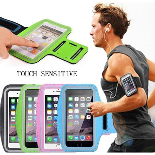 5.5 inch Outdoor Sports Phone Holder Armband Case for Samsung Gym Running Phone Bag Arm Band Case for iPhone 12 Pro Max 11