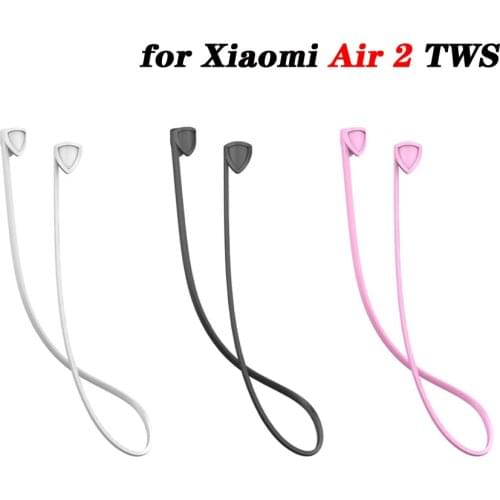 For Airdots Pro 2 Earphone Strap Anti-lost Silicone Cable String Rope for Xiaomi Air 2 TWS Wireless Headset Accessory