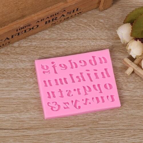 3D letter Silicone Mold Retro Frame Shape Baking Pan Cake Decorating Tools Chocolate Soap Mold Cake Stencils Kitchen DIY Tool