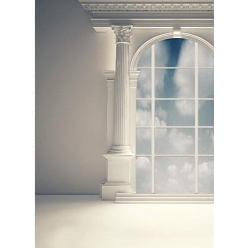 VinylBDS Background Sky Clouds Outside The Window Photography Thick Cloth Photography Backdrop 3176 Lk