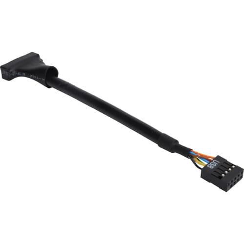 Internal computer cables AA Portable USB 3.0 20 Pin Header Male to USB 2.0 9 Pin Female Motherboard Adapter Cable computer