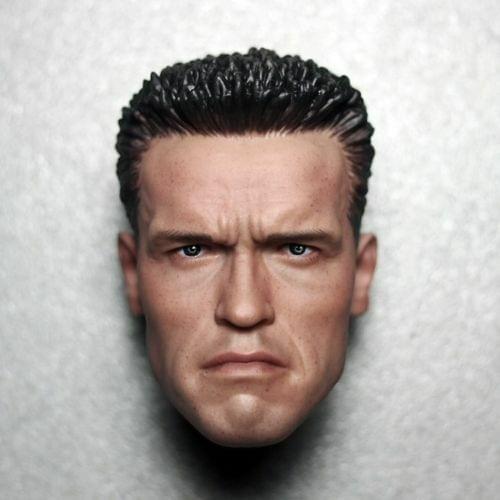 1/6 Arnold Schwarzenegger Male Head Sculpt Head Model Fit 12'' Action Figure Muscular Body Collecton Head Carving Toys