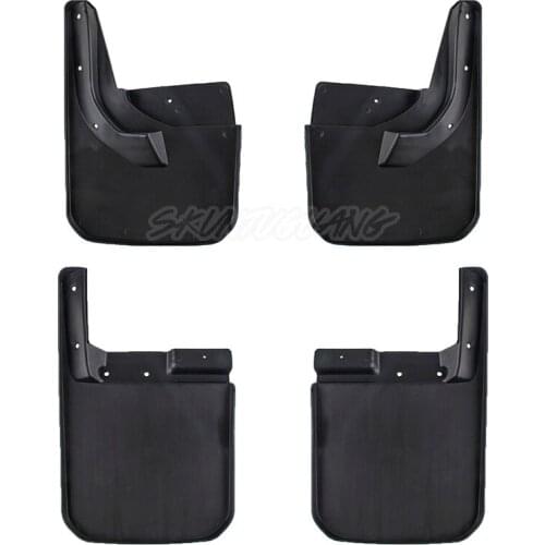4PCS Car Splash Guards Fender Front and Rear Mudguards Auto Mud Flaps Cover Wheel Fender For Jeep Wrangler JL 2018