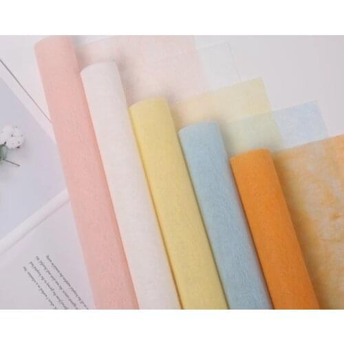 58x58cm Non Woven Flower Paper Wrapping Korean Style Flower Bouquet Florist Packaging Material Supplies 15pcs