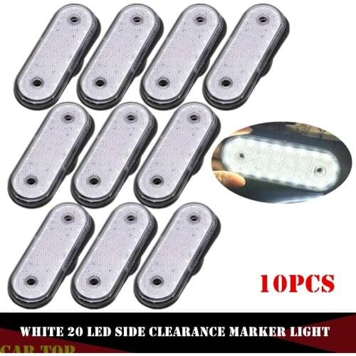 10PCS Side Marker 24v LED Lights Truck Light Markerings Light LED Trusk Lamp LED Marker Lights Pickup Truck