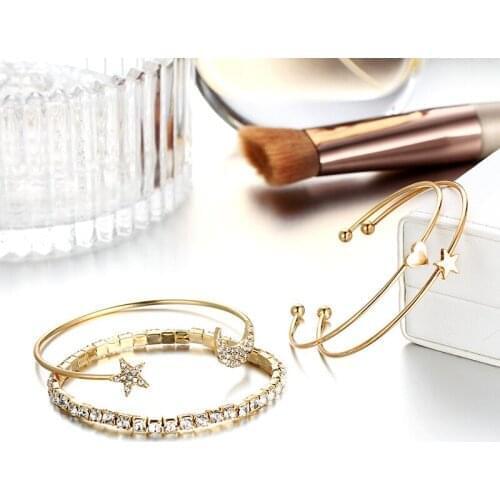 CHENFAN fashion set Bracelet for women 2019 rose gold Bracelet for Women jewelry stainless steel bangle stainless steel bracelet