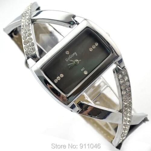 DHL Free Shipping Fashion Womens Dress Watch PU Leather Strap Analog Quartz Bracelet Wrist Watch