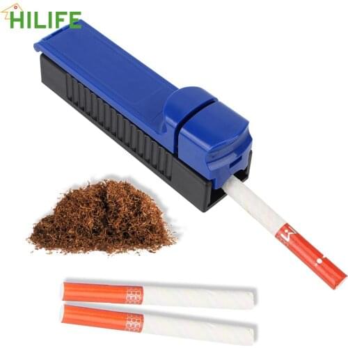 DIY Smoking Tool Portable Tobacco Rolling Machine Single Tube Manual Cigarette Puller Cigarette Maker Tobacco Roller