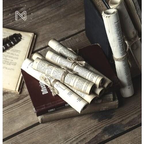 Retro simulation English scroll shop window decoration small ornaments J03