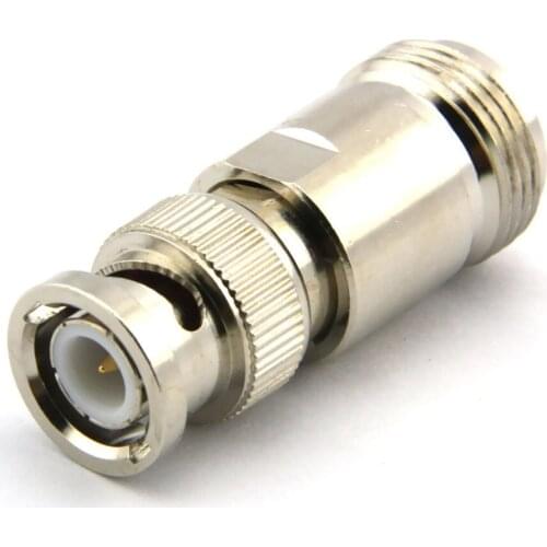 BNC Male to N Female RF Coaxial Adapter BNC to N Coax Jack Connector RF Adapter