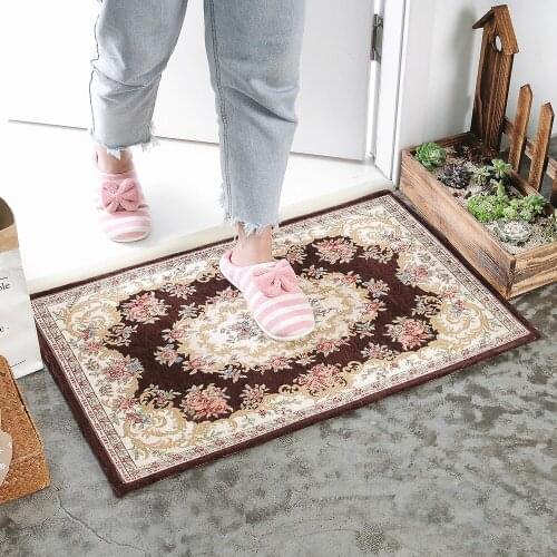 Mat floor mat doormat kitchen rug European Court jacquard living room woven carpet floor mat door mat kitchen carpet