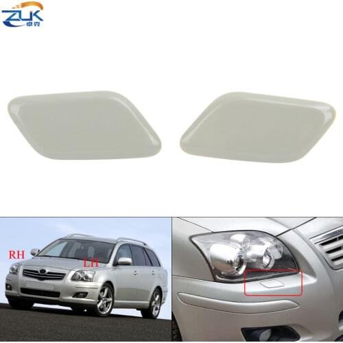 ZUK Headlight Washer Cap Headlight Cleaning Water Spray Nozzle Cover For Toyota AVENSIS T25 2006-2008 85045-09901 85044-09901