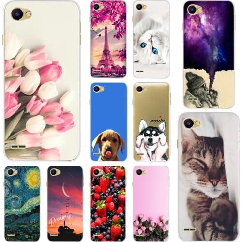 Floral Cute Silicone Case For LG Q6 Q6a Cases Cover For LG Q6 Alpha Soft TPU Phone Case For LG Q6 Plus X600 X600K X600L Funda