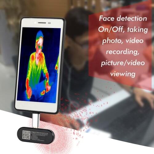 Multifunctional Mobile Phone External Infrared Thermal Imager Center Point Temperature Display for Android Mobile Phone