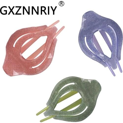 Fashion 9.5cm Arcylic Hair Claw Clips for Women Hair Accessories Girls Hairclip Ladies Headpiece Crab Hair Clip Headwear Gifts