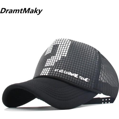 Fashion Color printing Baseball Caps Men Women Snapback Hip Hop Cap Hat Summer Breathable Mesh Sun Gorras Unisex Streetwear Bone