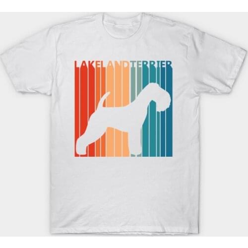 Men t-shirt Funny Cute Lakeland Terrier Tshirt Women T Shirt Men Cotton Tees Streetwear Harajuku
