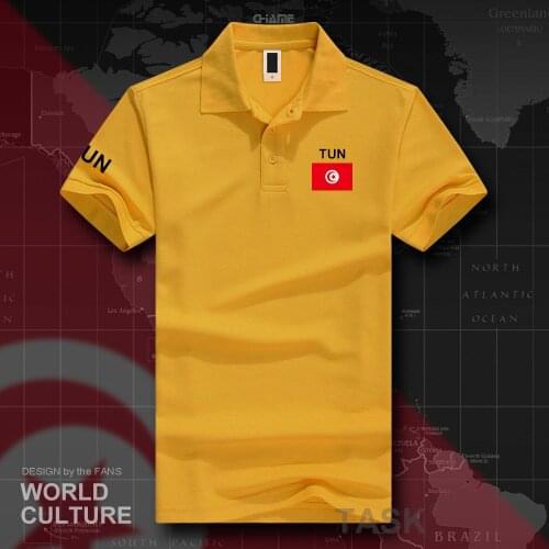 Tunisia Tunisian polo shirts men short sleeve white brands printed for country 2017 cotton nation team flag TUN Arabic Tunisie