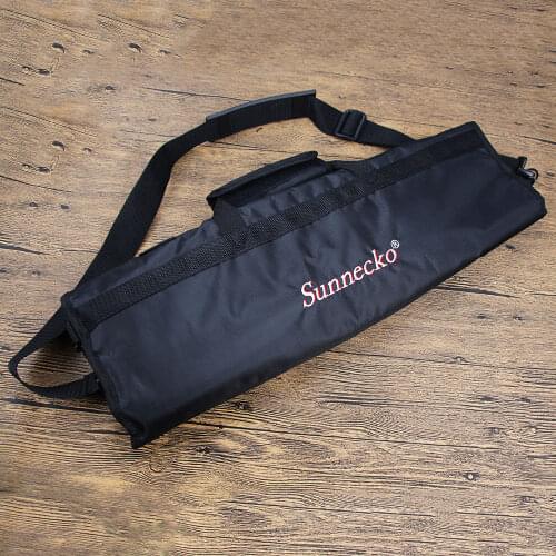 SUNNECKO 8pcs Sets Chef knife 8 Lots Chefs Practical Soft Roll Bag without Knife Durable Tools Bags Shoulder Strap with Handles