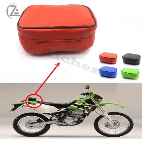 ACZ Motorcycle Universal Tool Kit Bag Leather Werkzeug Tashen Storage Tool Pouch For Honda Yamaha Suzuki Kawasaki KLX250 DRZ400