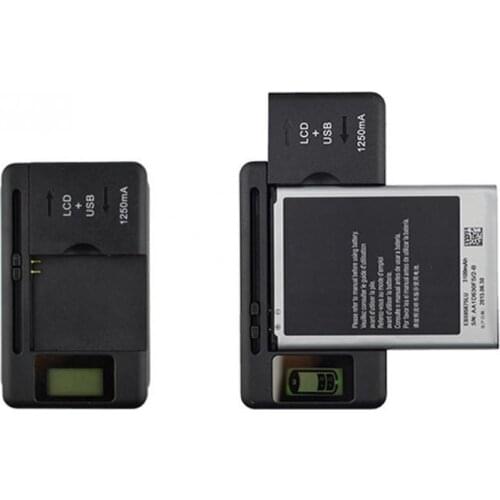 EU /US PLUG Universal Battery Charger LCD Indicator Screen Cell Phones USB Charger For Samsung Battery Charger-15