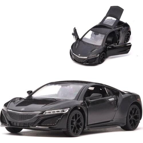 High quality 1:32 Acura sports car alloy model,simulation die-casting sound and light back to the gift model,free shipping