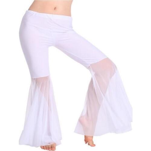 New belly dance costumes senior sexy chiffon Highlights belt belly dance pants for women belly dance lantern trousers