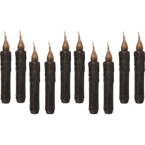 10 x Shabby Chic Electric LED Candle Flameless Candle for Party Decoration