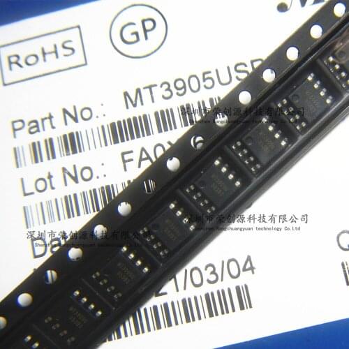 10PCS New original MT3905U MT3905USPR SOP-8 4A Fast-PWM Synchronous Step-Down Converter