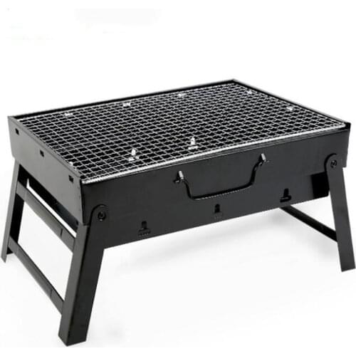 43*29*22.5cm Portable Folding Barbecue Charcoal Grill Easy Assemble and Remove Barbecue Cooking Set BBQ Grill Folding Grill