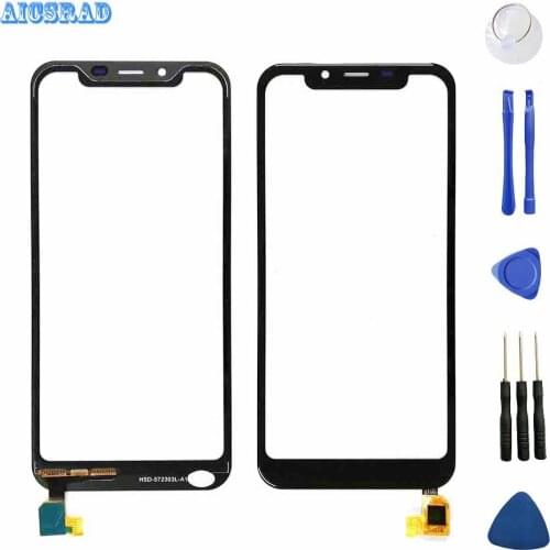 AICSRAD original front glass For ulefone S10 pro Touch Screen Lens Sensor Panel Replacement Mobile Accessories s 10 no lcd+Tools