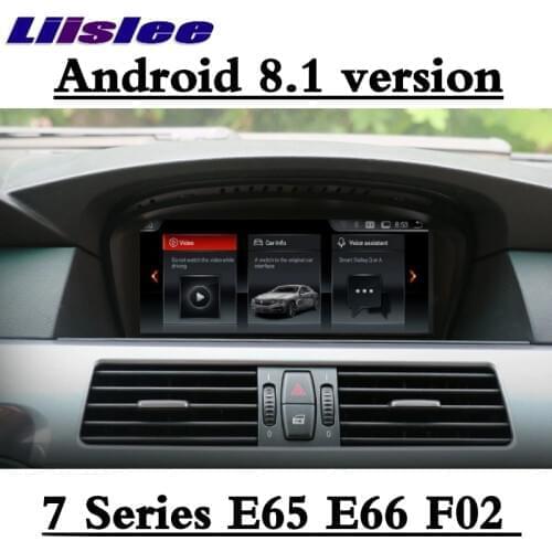 Liislee For BMW 7 E65 E66 2002~2009 Car Multimedia GPS Audio Media Radio Stereo Navigation Player NAVI Android 8.1 version