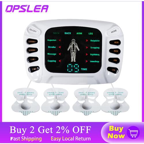 Digital Electronic Pulse Massage Body Slimming Muscle Relax Stimulator Acupuncture Therapy Massager Physiotherapy Apparatus Tool