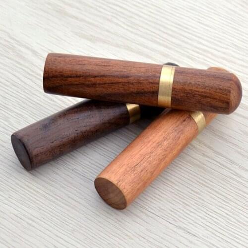 1Pcs Needle Storage 2Colors Needles Box Cylinder Sewing Accessories for Hand Stitch Sandalwood Toothpick Holder Leather Tools