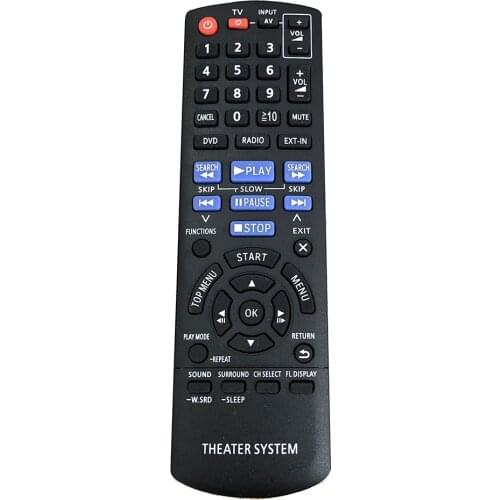For Panasonic N2QAYB000694 Replace Remote Control Home Theater System N2QAYB000627 SA-XH170 SA-XH70 SA-XH170EB-K SA-XH70EG-K
