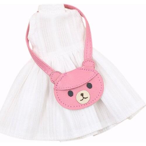 ICY DBS Blyth doll Clothes toy icy bjd dolls white dree pink bag brown bag