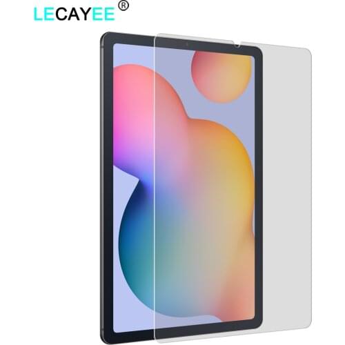 LECAYEE 2.5D Tempered Glass for Samsung Galaxy Tab S6 lite LTE WiFi 10.4 Clear Screen Protector for Samsung Tablet SM-P610 P615