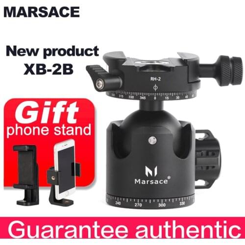 Marsace XB-2R 360 degree panoramic ball head low center of gravity high locking force for SLR camera Professional photography