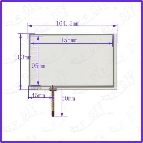 Wholesale 5PCS/Lot AI2873 164*103mm resistance screen for GPS CAR this is compatible Touchsensor glass AI 2873