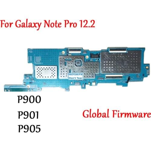 Original Full Work Unlock Motherboard for Samsung Galaxy Note Pro 12.2 P900 P901 P905 Logic Circuit Electronic Panel Tested