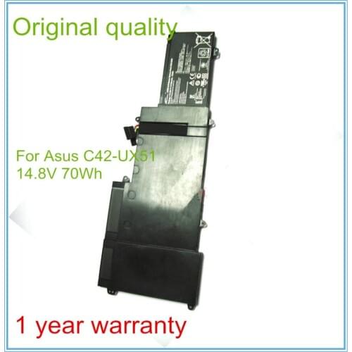 Original Laptop Batteries for UX51 Batteries C42-UX51 14.8V 4750mAh 70WH