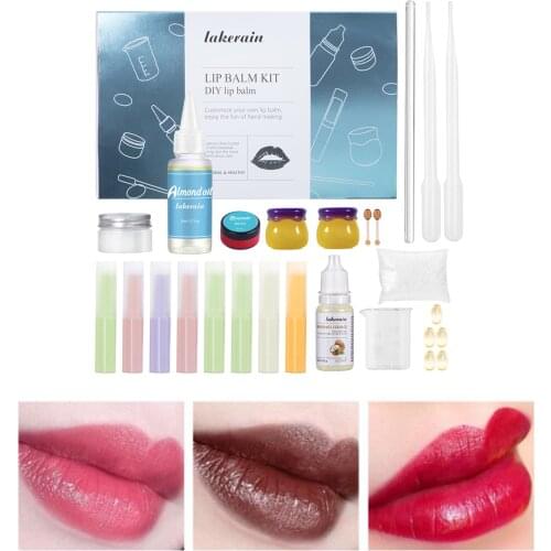 DIY Homemade Lip Gloss Making Kit with simple step-by-step instructions