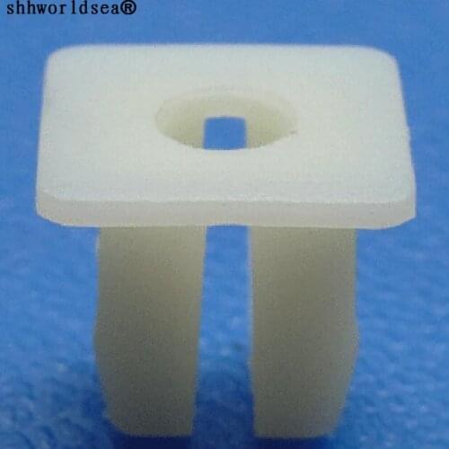 Shhworldsea auto plastic fasteners Headlight Bezel Nut #6 Screw Size for GM 1370853, Chrysler 6029501 VW 179-813-883 1982-On